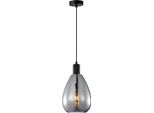 Lampada A Sospensione Moderna In Vetro Fumé Per Soggiorno Camera Da Letto 1Xe27 40W Zulo Italux