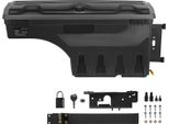 Succebuy Cassetta Di Immagazzinaggio Per Il Letto Di Carico, Coperchio Con Serratura, Cassetta Degli Attrezzi Impermeabile In Abs Per Passaruota 6,6 Gal/20 L Con Lucchetto Con Password, Compatibile Con Dodge Ram 1500 2019-2021, Lato Passeggero, Nero