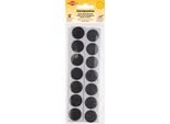 Kleiber 81903 Kleiber Klettpunkte, Durchmesser: 25 Mm, Schwarz