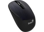 Genius NX-7015 Nero, Mouse, Senza Fili, Ottico, 1600DPI, 3 Pulsanti, Sensore Blue-Eye, Usb, Nero