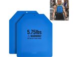 Piastre Per L'allenamento Della Forza - Allenamento Per La Corsa - Piastre Da 2,6 Kg X 2 - Fitness E Rafforzamento Muscolare