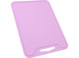 Tagliere In Silicone Portatile A Prova Di Scivolamento E Bastone Tagliere Lavabile In Lavastoviglie Per Cucina, Campeggio E Picnic Viola