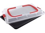 Dr. Oetker Teglia Rettangolare Con Coperchio Per Il Trasporto 42 X 29Cm Linea Bake&Go