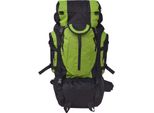 Vidaxl Zaino Da Trekking Xxl 75 L Nero E Verde