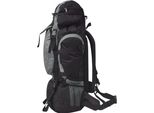 Vidaxl Zaino Da Trekking Xxl 75 L Nero E Grigio