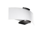 Lampada Da Parete Emilio 2Xe14 10W Legno/Vetro 14X14X33Cm Sollux Lighting