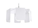 Lampada A Sospensione Tulip Bianco 1Xe27 15W Acciaio 110X24X24Cm Sollux Lighting