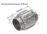 Hjs 83 00 8334 Tubo Flessibile Impianto Di Scarico Tubo Di Scarico Per Bmw 3 Touring (E91) 3 Berlina (E90) 5 Touring (F11) 5 Berlina (E60) 5 Berlina (F10) X1