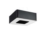 Lampadario Urano 60 Nero 8Xe27 15W Tessuto/Pvc/Acciaio 112X60X60Cm Sollux Lighting