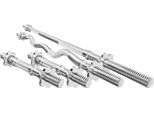 Marbo Sport Set MWG4 | Bilanciere 167 Cm + Barra Sz-Curl 120 Cm + 2X Barra Manubri 40 Cm 30 Mm