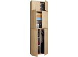 Armadietti Multiuso Lona Sonoma Oak A. 223 X L. 70 X P. 39 Cm