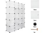 Fiqops Armadio Armadi Per Bambini Scaffale Per Bagno Scaffale Per Scarpe Fai Da Te Armadio Per Stalle 20 Cubi Bianco
