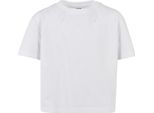 DěTské TričKo Urban Classics Girls Organic Oversized Pleat Tee White - 158/164