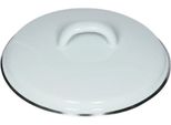 Coperchio Riess Con Bordo Cromato Ø14Cm Smalto Turchese Pastello
