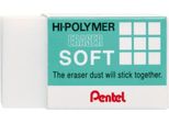 Pentel Hi-Polymer Gomma Morbida Cancellabile, Bianco
