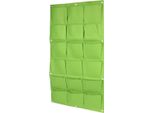 Merco Wall Grow Bag 18 Fioriere Da Parete In Tessuto Verde Confezione Da 1