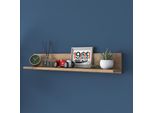 Skye Decor, AE104 - 2669, Mensola A Muro, 100 % Pannello Di Legno Rivestito Di Melamina, Noce, 90 X 14,8 X 15 Cm