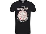 Jurassic Park - Maglietta "I Survived"" Per Uomo/Donna Unisex PH904 (Xl) (Nero)"