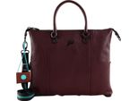 Gabs Pelle Borsa A Tracolla G3 Plus Tg Bull Black Shoulder Bag Chianti Bordeaux