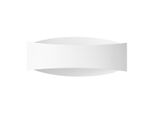 Lampada Da Parete Toni Bianco 1Xg9 8W Acciaio 12X30X12Cm Sollux Lighting