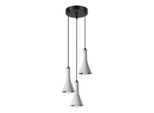 Lampada A Sospensione Rea 3P In Cemento 3Xe14 10W Calcestruzzo 115X27X27Cm Sollux Lighting