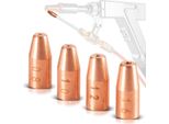 Stahlwerk Set Di 4 Ugelli Guidafilo Da 0,8/1,0/1,2/1,6 Mm Per Saldatrici Laser
