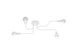 Lampadario Vector 4 Bianco 4Xe27 15W Acciaio 15.5X58X78Cm Sollux Lighting
