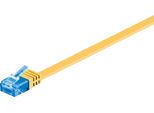 Goobay Cavo Patch Piatto Cat 6A U/Utp Giallo 2 M