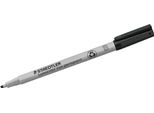 10X Penna A Punta Fine Staedtler® 312-9 Lumocolor® Non Permanente B Nero