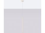 Lampada A Sospensione Pastelo 1 Beige 1Xg9 8W Acciaio 114X8X8Cm Sollux Lighting