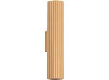 Lampada Da Parete Karbon 30 Oro 2Xgu10 10W Alluminio 30X8.5X6.5Cm Sollux Lighting
