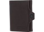 Bruno Banani Pelle Portafoglio Wallet Brown Marrone Scuro