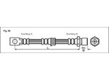 Tubo Freno 423Mm Metzger Per Opel Omega A