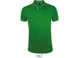 Sols 00574 | Polo Da Uomo Portland - Colore: Verde Germoglio/Grigio (Tinta Unita) - Taglia: L