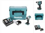 Makita Dtd 154 RF1J 18 V Avvitatore Ad Impulsi A Batteria In Valigetta Makpac + 1X Batteria BL1830 3,0 Ah + Caricatore Rapido DC18RC