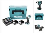 Makita Dtd 154 Rfj 18 V Avvitatore Ad Impulsi A Batteria In Valigetta Makpac + 2X Batterie BL1830 3,0 Ah + Caricatore Rapido DC18RC