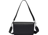 S.Oliver Borsa A Tracolla Crossbody Bag With Flap Grey / Black Nero