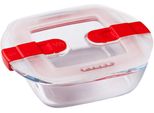 Pyrex - Contenitore Per Alimenti Cook & Heat Quadrato Con Coperchio 14 X 12 Cm