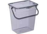 Plast Team50580804 Plast Team Waschmittelbox, 6 Liter, Grau-Transparent