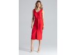 Figl Abito Midi Donna Gynenever Rosso Xl