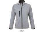 Sols 46800 | Giacca Softshell Da Donna Roxy - Colore: Grigio Melange - Taglia: Xxl