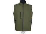 Sols 46601 | Gilet Softshell Rallye Senza Maniche / Scaldacorpo Da Uomo - Colore: Army - Taglia: Xxl