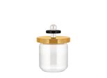 Alessi Twergi - Barattolo Con Coperchio In Legno Da 75 Cl, Giallo