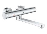 Grohe Eurosmart Cosmopolitan E Special éLectronique à Infrarouge Pour Lavabos Muraux, Alimentation Secteur, Dispositif De MéLange, Thermostat, Saillie 287Mm, 36454000, 36454000