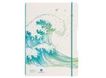 Herlitz 50033645 Herlitz Notebook My.Book Flex Greenline "Wave"", A4"