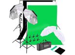 Set Di Illuminazione Per Studio Fotografico Fch, Set Per Studio Fotografico, Sistema Di Supporto Per Studio Fotografico Regolabile Con Ombrelli