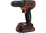 Black & Decker Akku-Bohrschrauber 18V 1,5Ah, Koffer