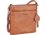 Greenland Nature Pelle Borsa A Tracolla Crossbody Bag Mandarin Marrone Chiaro
