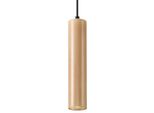 Lampada A Sospensione Lino In Legno 1Xgu10 10W Legna 105X8X8Cm Sollux Lighting