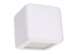 Lampada Da Parete In Ceramica Nesta 1Xe27 15W Ceramica 14X14X14Cm Sollux Lighting